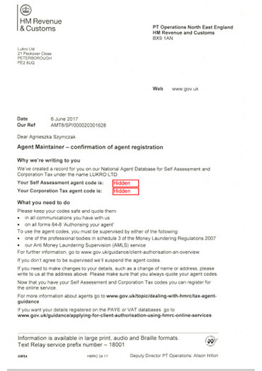 HMRC Agent