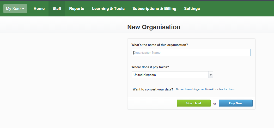 Setting Up Your Xero Software